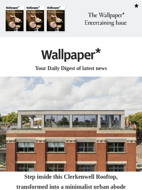 futureplc newsletter: A minimalist London rooftop home