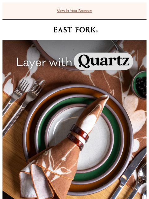 eastfork newsletter: Made for feasts, fêtes and gatherings