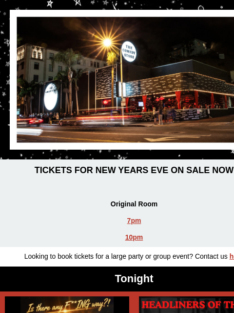 hive newsletter: Coming Up at The Store! David Spade, Bill Burr, Tr...