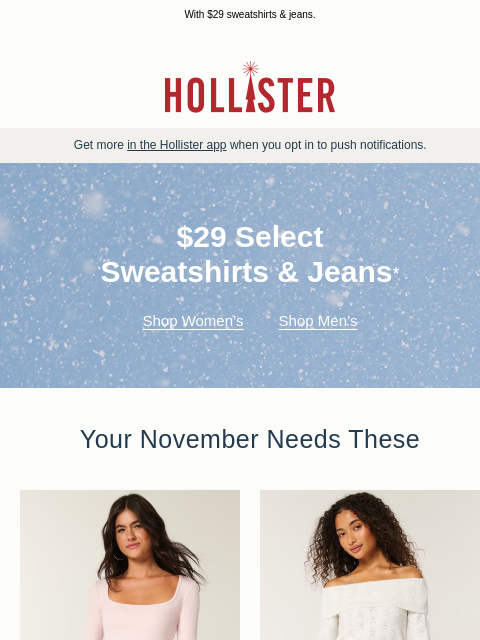 hollisterco newsletter: Refresh your style 🔄
