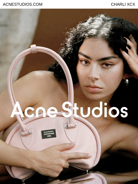 Introducing the new Acne Studios campaign, starring Charli xcx, lensed by Talia Chetrit. ACNESTUDIOS.COM CHARLI XCX Acne Studios Explore now The new campaign is a spontaneous and intimate portrayal of