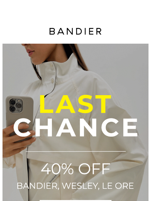 Last chance to save on Bandier, Le Ore, and Wesley. ͏ ͏ ͏ ͏ ͏ ͏ ͏ ͏ ͏ ͏ ͏ ͏ ͏ ͏ ͏ ͏ ͏ ͏ ͏ ͏ ͏ ͏ ͏ ͏ ͏ ͏ ͏ ͏ ͏ ͏ ͏ ͏ ͏ ͏ ͏ ͏ ͏ ͏ ͏ ͏ ͏ ͏ ͏ ͏ ͏ ͏ ͏ ͏ ͏ ͏ ͏ ͏ ͏ ͏ ͏ ͏ ͏ ͏ ͏ ͏ ͏ ͏ ͏ ͏ ͏ ͏ ͏ ͏ ͏ ͏ ͏ ͏ ͏ ͏ ͏