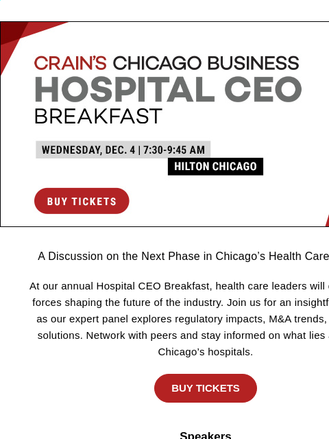 Secure your seat for Hospital CEO Breakfast on December 4 ‌ ‌ ‌ ‌ ‌ ‌ ‌ ‌ ‌ ‌ ‌ ‌ ‌ ‌ ‌ ‌ ‌ ‌ ‌ ‌ ‌ ‌ ‌ ‌ ‌ ‌ ‌ ‌ ‌ ‌ ‌ ‌ ‌ ‌ ‌ ‌ ‌ ‌ ‌ ‌ ‌ ‌ ‌ ‌ ‌ ‌ ‌ ‌ ‌ ‌ ‌ ‌ ‌ ‌ ‌ ‌ ‌ ‌ ‌ ‌ ‌ ‌ ‌ ‌ ‌ ‌ ‌ ‌ ‌ ‌ ‌ ‌