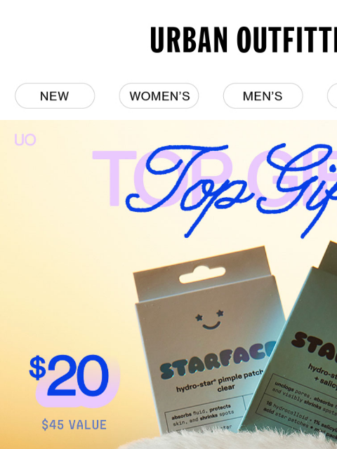 urbanoutfitters newsletter: our top gifts (and beauty gift sets!)