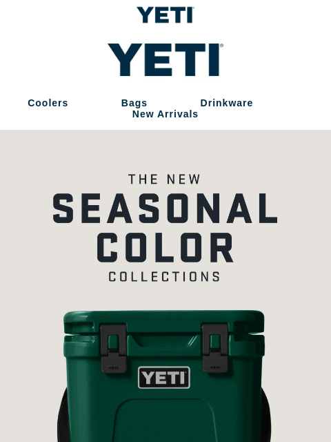 yeti newsletter: New Gear In New Colors