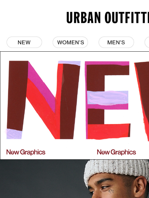 urbanoutfitters newsletter: just in: giftable graphics