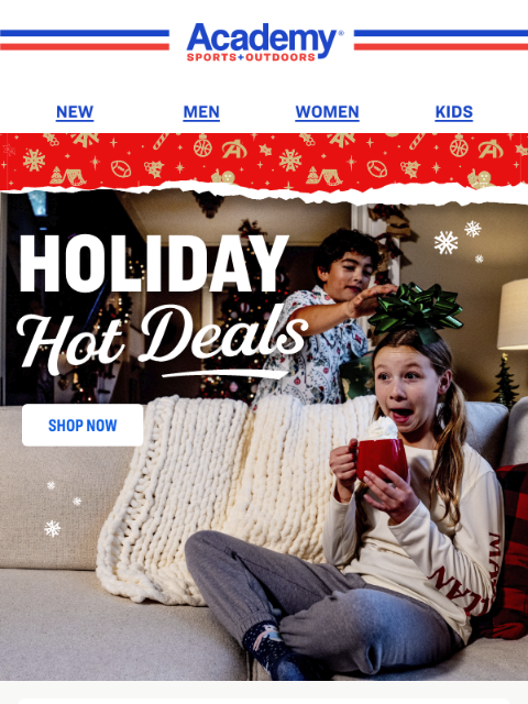 academy newsletter: Hot Deal on Warm Fleece! BOGO 50% Off PUMA