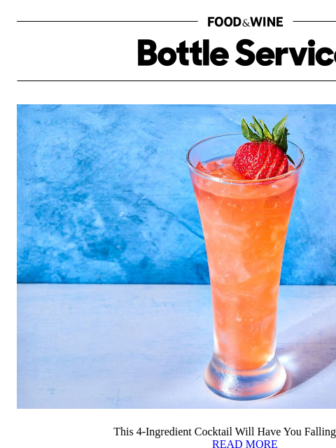 foodandwine newsletter: This 4-Ingredient Cocktail Will Have You Falling f...