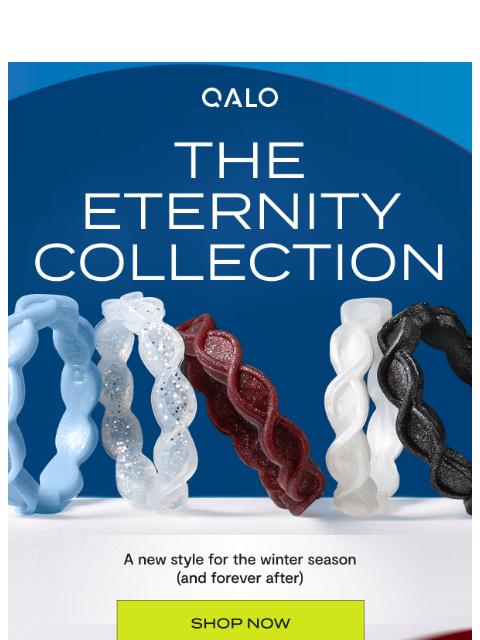 qalo newsletter: NEW: The Eternity Rings ♾️