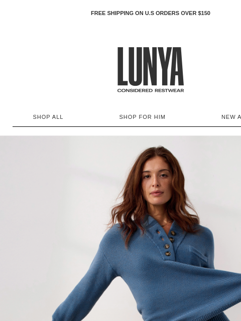 lunya newsletter: COZY O’CLOCK