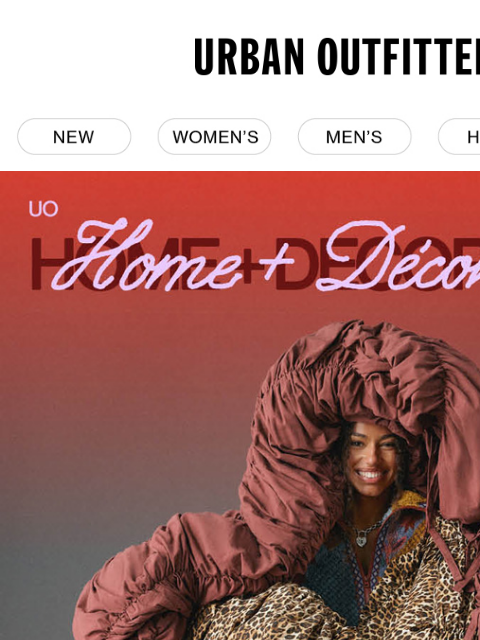 urbanoutfitters newsletter: all you want 🎁 from UO Home