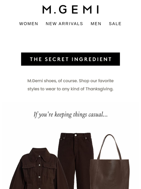 mgemi newsletter: Thanksgiving Outfit Recipes