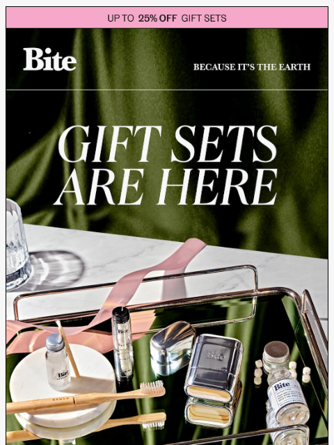 bitetoothpastebits newsletter: Up to 25% off Gift Sets 🎁