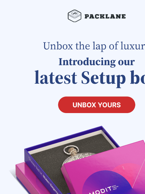 Our new arrivals are pure opulence. Packlane Unbox the lap of luxury. Introducing our latest Setup box | Unbox Yours Unbox the lap of luxury. Introducing our latest Setup box | Unbox Yours Packaging