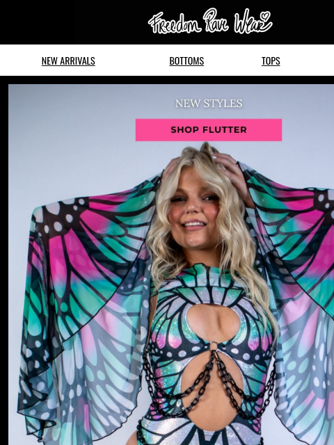 freedomravewear newsletter: Flutter Just Got Even Better 👀