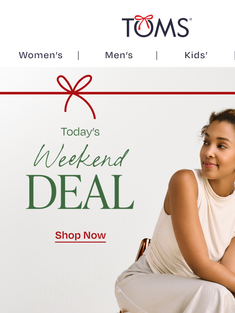 toms newsletter: $25 Alpargatas—While Supplies Last