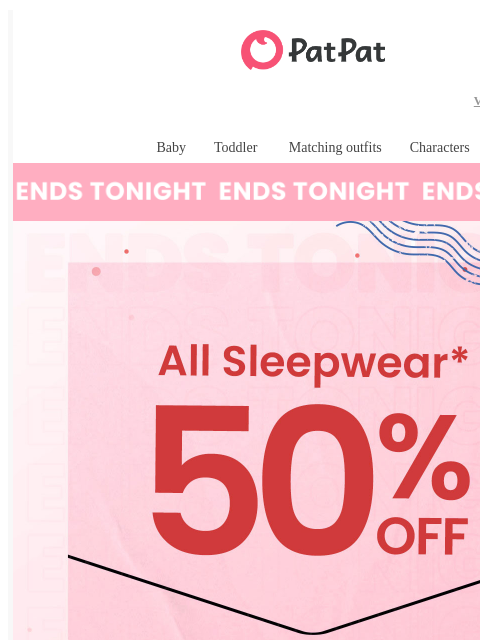 patpat newsletter: ⚡A Secret 50% OFF Drop — 24 Hours Only for Subscri...