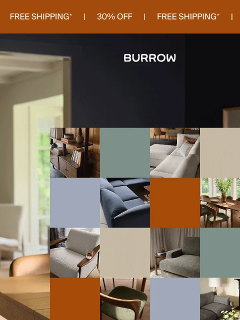 burrow newsletter: BLACK FRIDAY SAVINGS ARE HERE ‼️