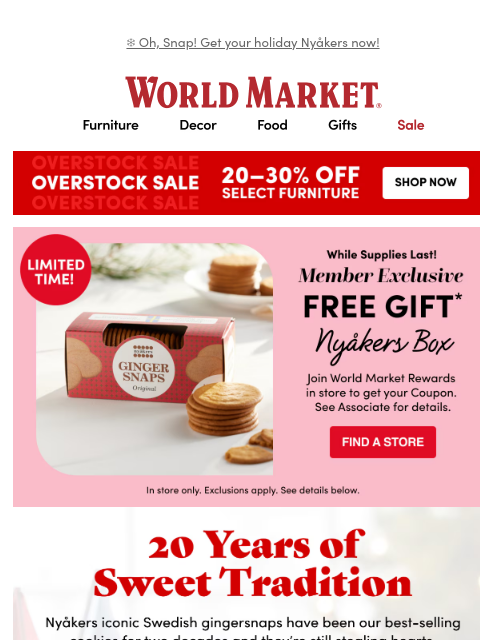 emailworldmarket newsletter: Today’s FREE GIFT is a seasonal staple 🎁