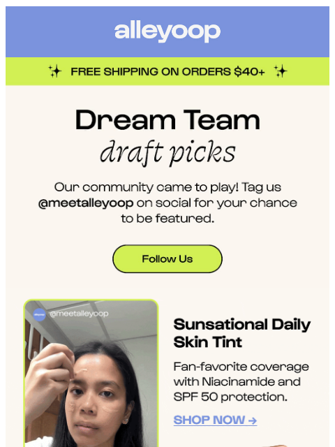 meetalleyoop newsletter: Come play with us