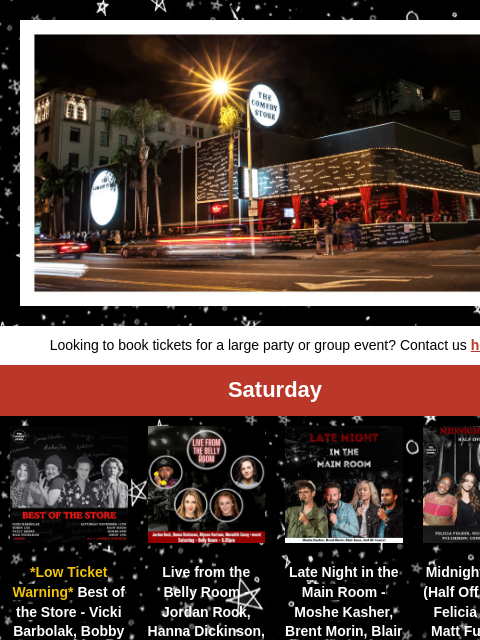 hive newsletter: Coming Up at The Store!