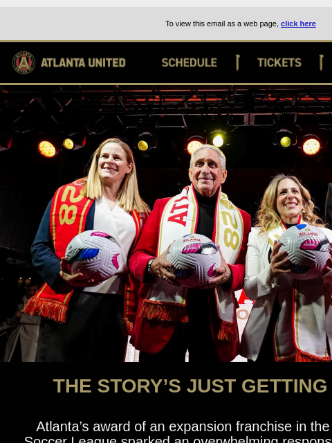 atlutd newsletter: Secure your place in line for history