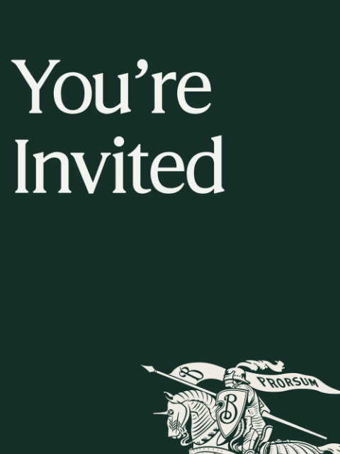 burberry newsletter: The Private Sale has arrived