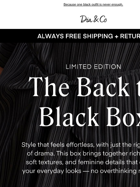 dia newsletter: Say Hello to Your Moody Style Era 🖤