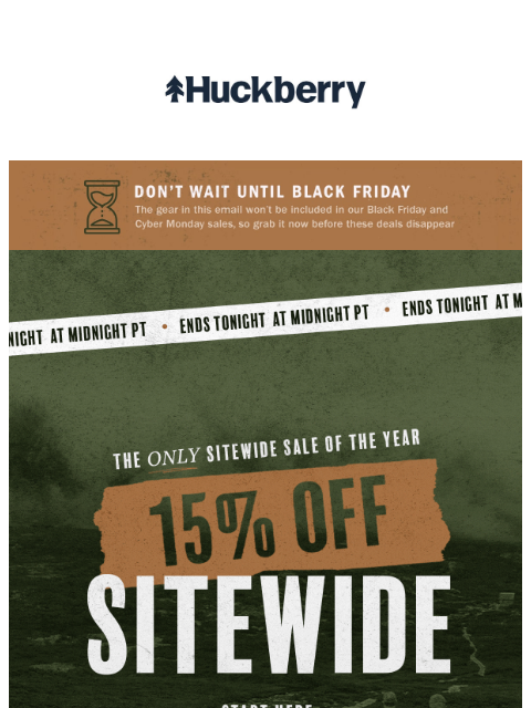 15% OFF *and* none of this gear will be on sale for Black Friday, best new whiskeys of 2024, custom-built DIY sauna, top travel spot in 2025, and more… We curate our Sitewide Sale emails top to bottom