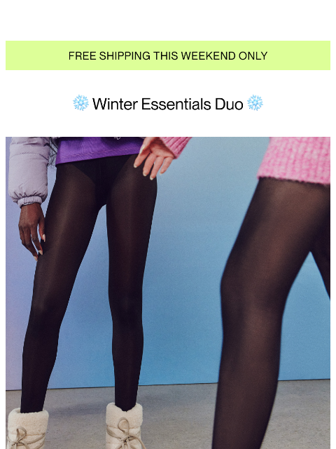 sheertex newsletter: ❄️ Winter Essentials Duo ❄️