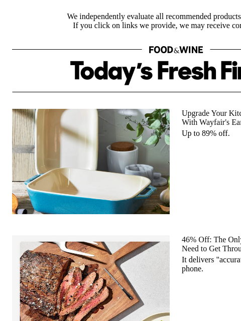 foodandwine newsletter: Cook With Confidence This Holiday Season Thanks to...