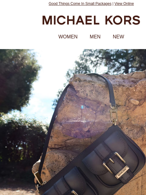 michaelkorsmail newsletter: Mini Bag, Big Surprise
