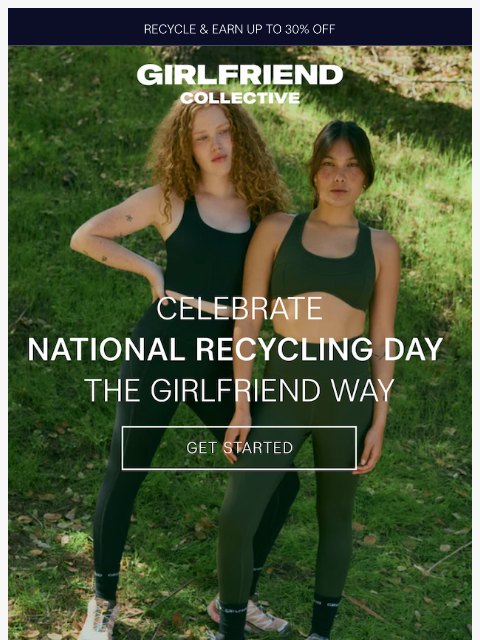 girlfriend newsletter: Celebrate National Recycling Day ♻️