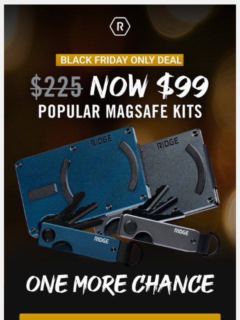 ridge newsletter: Ends Tonight: 56% off MagSafe Kits extended deal