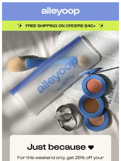 meetalleyoop newsletter: Save 25% on this combo