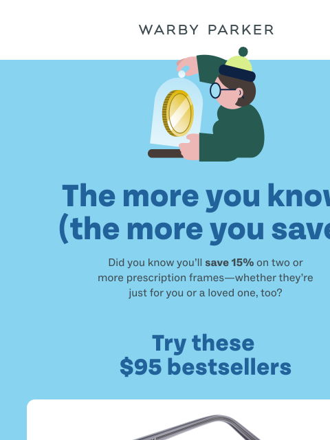 warbyparker newsletter: A little gift