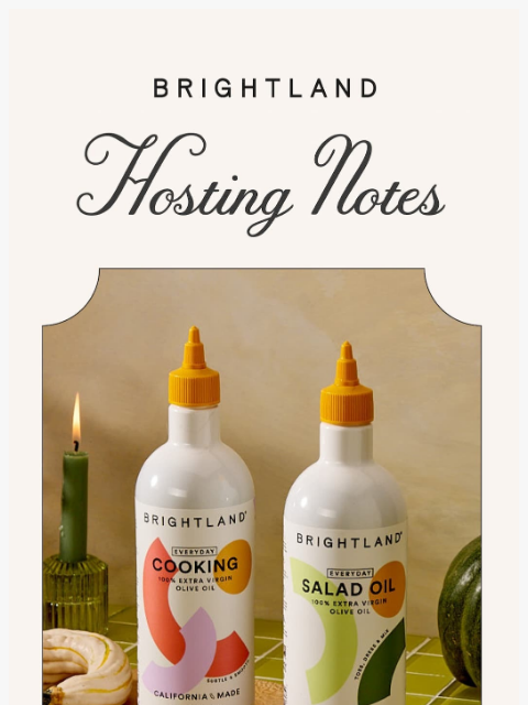 brightland newsletter: Our November Recipe Roundup