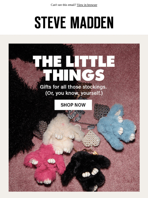 stevemadden newsletter: Give ’Em The Good Stuff