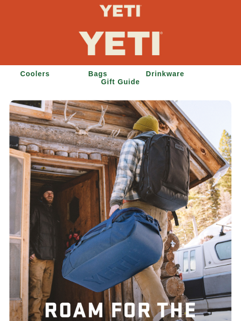 yeti newsletter: The Travel Gift Guide