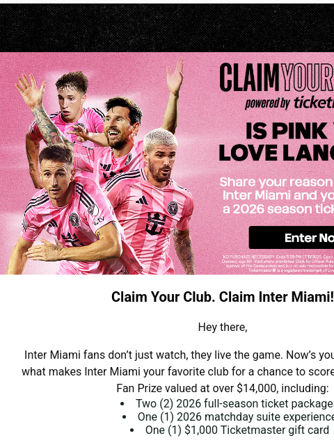 mlssoccer newsletter: Want more of Messi and De Paul? Enter to win!