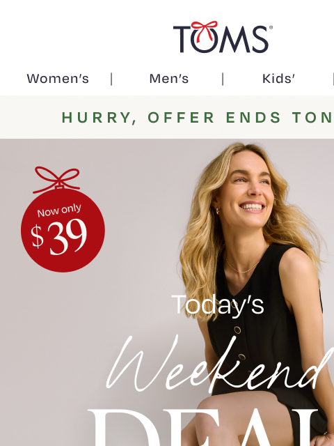 toms newsletter: Snag the Lynette Mule for 61% Off!