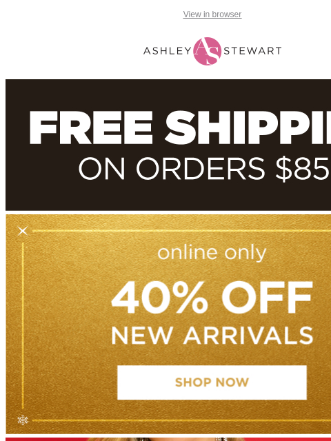 ashleystewart newsletter: If you’re the “fashion girl” at Friendsgiving…💅🍷