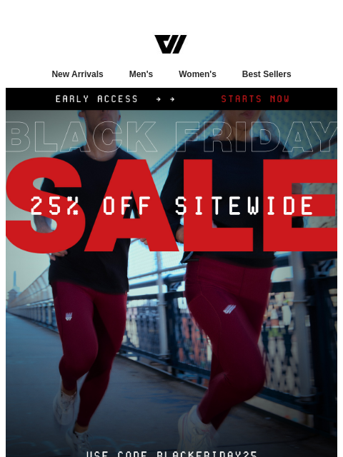 wolaco newsletter: SAVE 25% ON EVERYTHING | EARLY ACCESS STARTS NOW