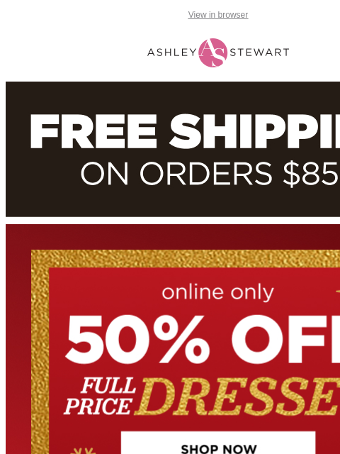 ashleystewart newsletter: Prints ✔ Sparkle ✔  Fresh fits ✔  These maxis have...