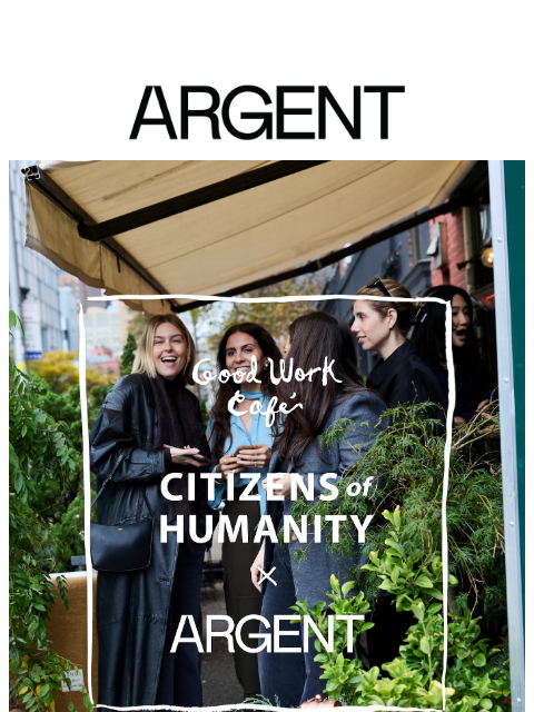 argentwork newsletter: Meet us at the Good Work Cafe.