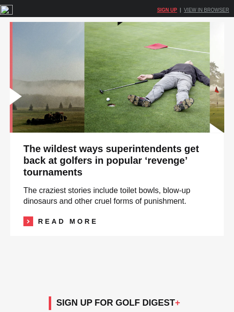 golfdigest newsletter: Charlie Woods' latest golf accomplishment