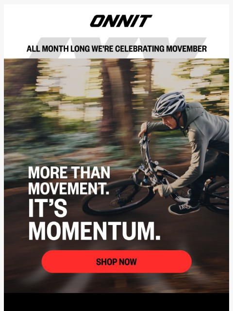 onnit newsletter: Keep moving this MOVEmber—with smarter recovery