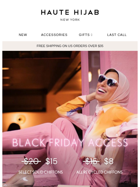 hautehijab newsletter: LAST DAY for this sweet chiffon deal!!