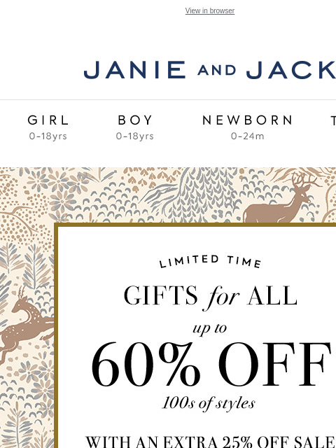 Check off your holiday list early. View in browser Stores Janie and Jack Girl Boy Newborn Tween Janie and Jack Girl Boy Newborn Tween Girl Boy Newborn Girl Newborn Boy Accessories Sale Gift Services