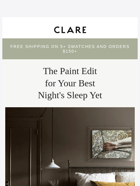 clare newsletter: 10 bedroom colors so good, you’ll want an early be...